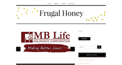 Desktop Screenshot of frugalhoney.com